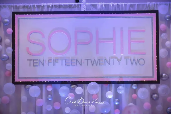 Bat Mitzvah Name Backdrop