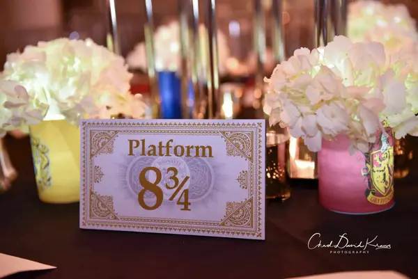 Harry Potter Table Sign