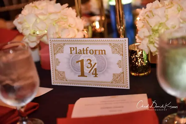 Harry Potter Table Sign