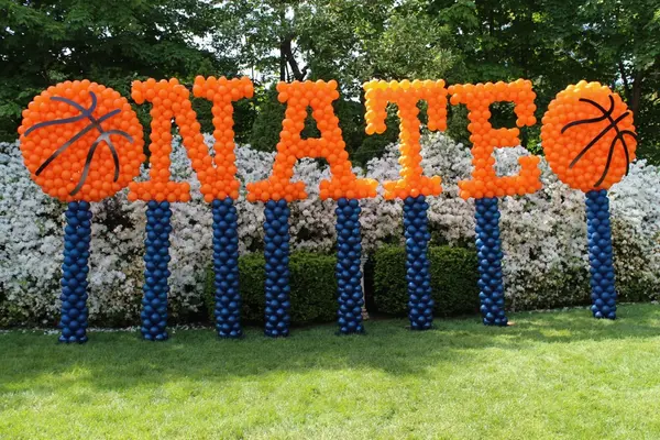 Outdoor Name in Balloons