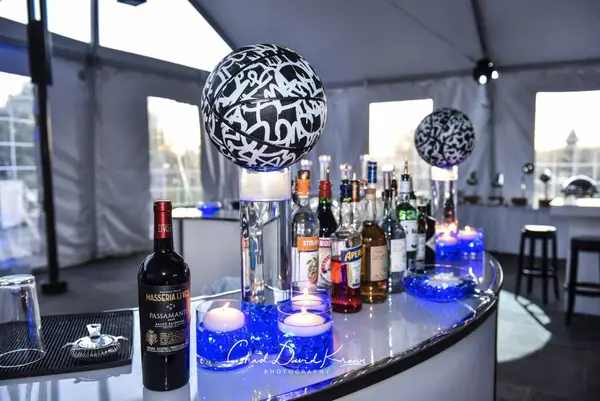 Graffiti Basketball Centerpieces