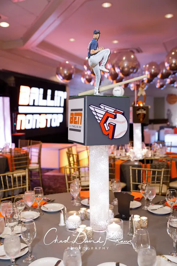 Baseball Themed Centerpiece