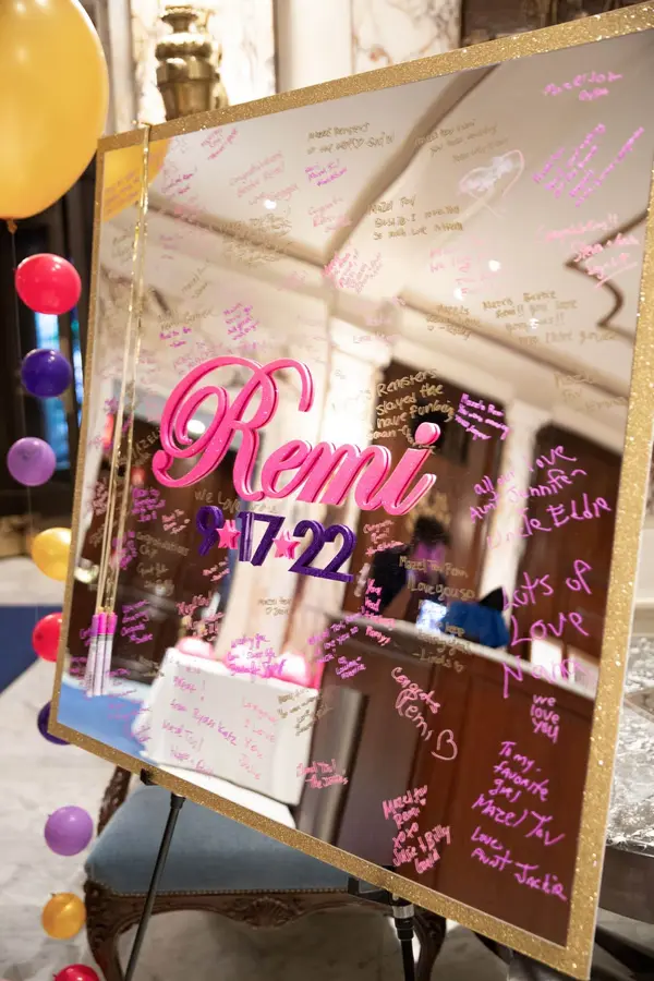 Mirror Sign in Board