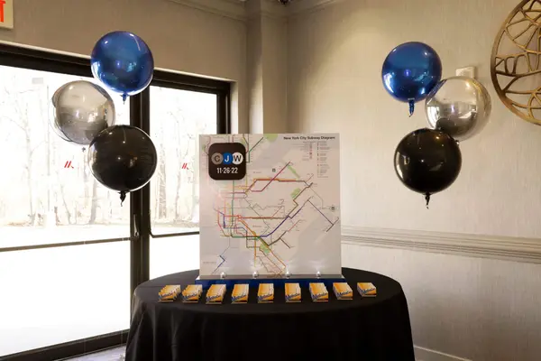 NYC Subway Seating Card Display