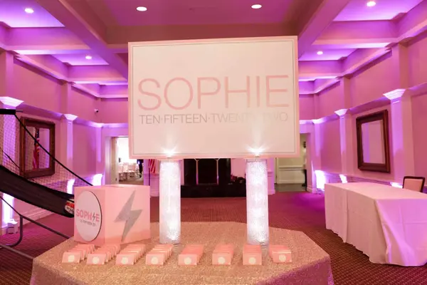 Bat Mitzvah Entrance Decor