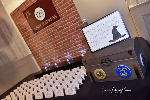 Harry Potter Seating Card Display