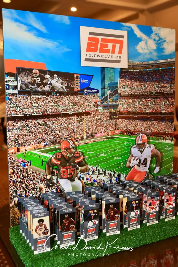 Football Themed Stadium Display