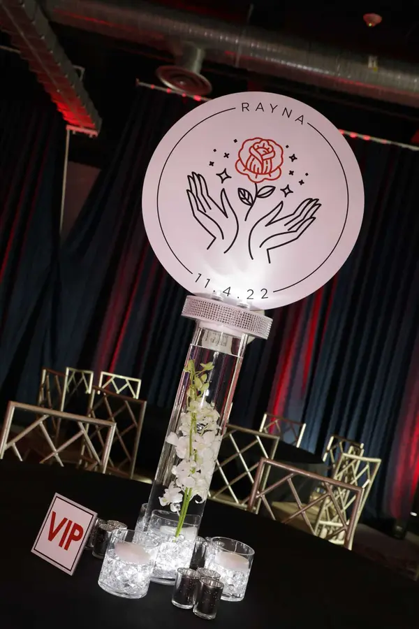 LED Logo Centerpiece