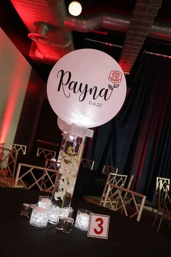LED Logo Centerpiece