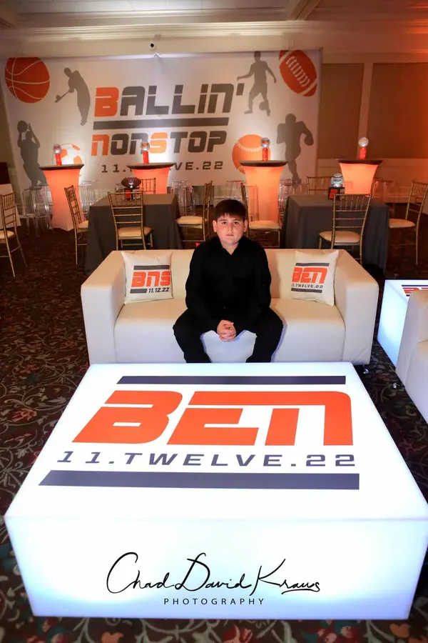 ESPN Themed Bar Mitzvah Lounge