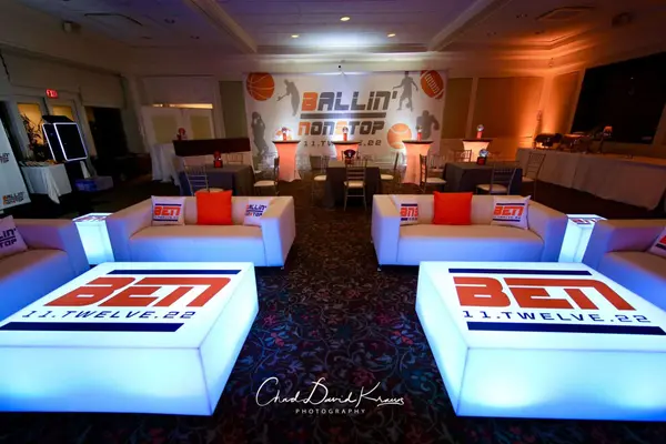 ESPN Themed Bar Mitzvah Lounge