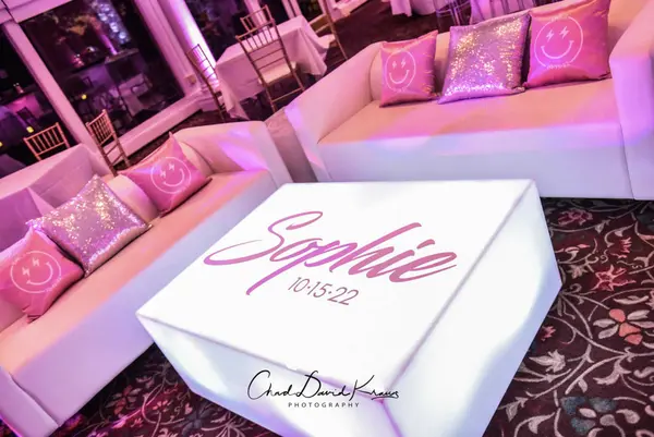 Light Pink Bat Mitzvah Lounge