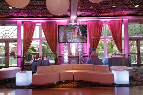 Bat Mitzvah Lounge Setup