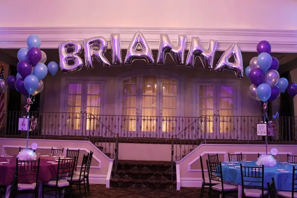 Mylar Name in Balloons