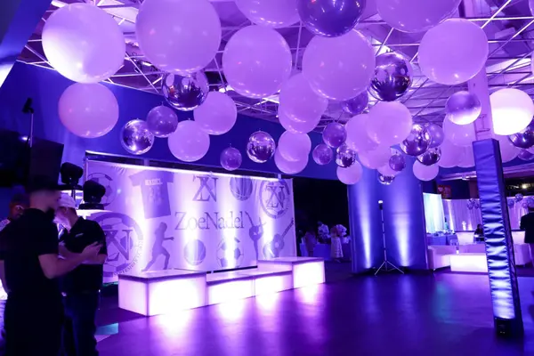 White and Silver Ceiling Treatment
