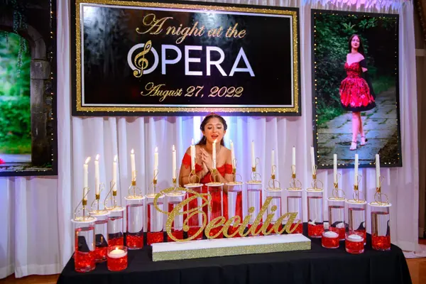 Music Themed Candle Lighting Display