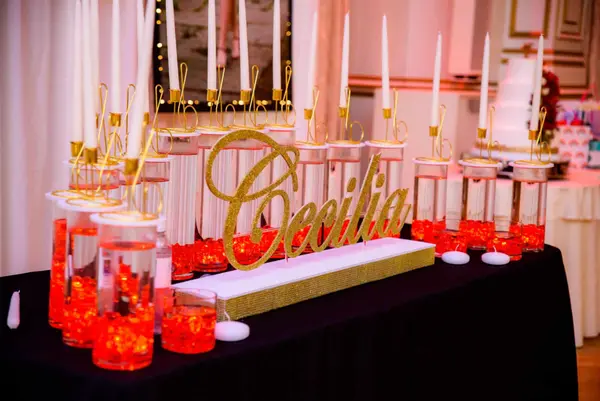 Music Themed Candle Lighting Display