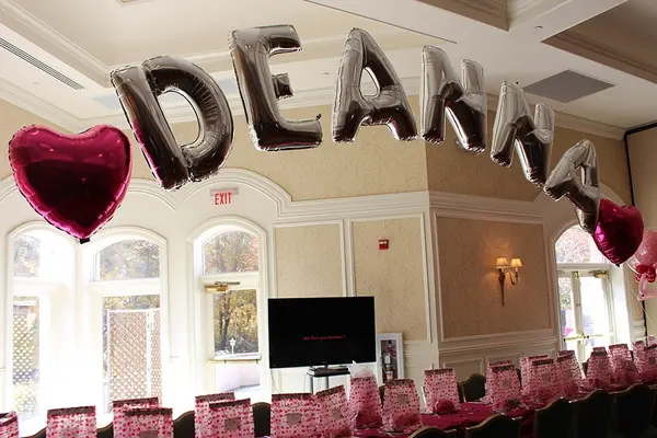 Mylar Name in Balloons
