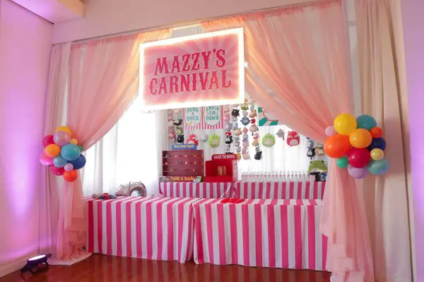 Carnival Booth Setup