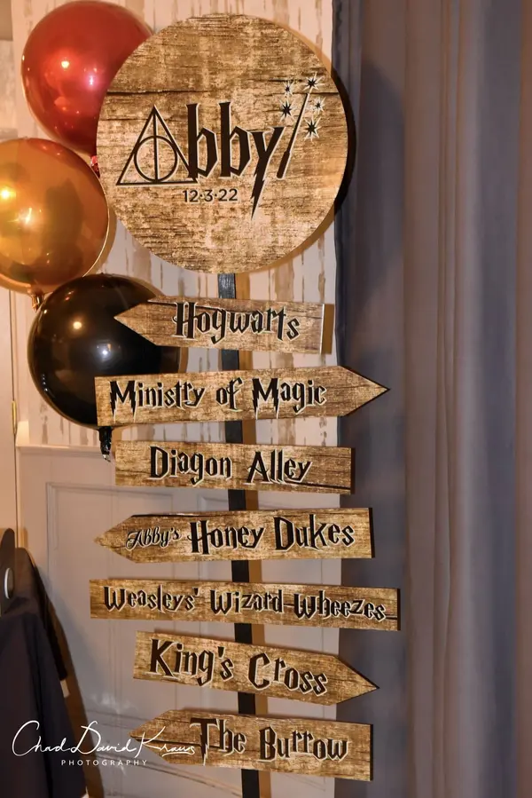 Harry Potter Directional Sign