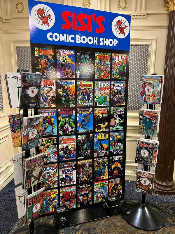 Comic Book Shop Display
