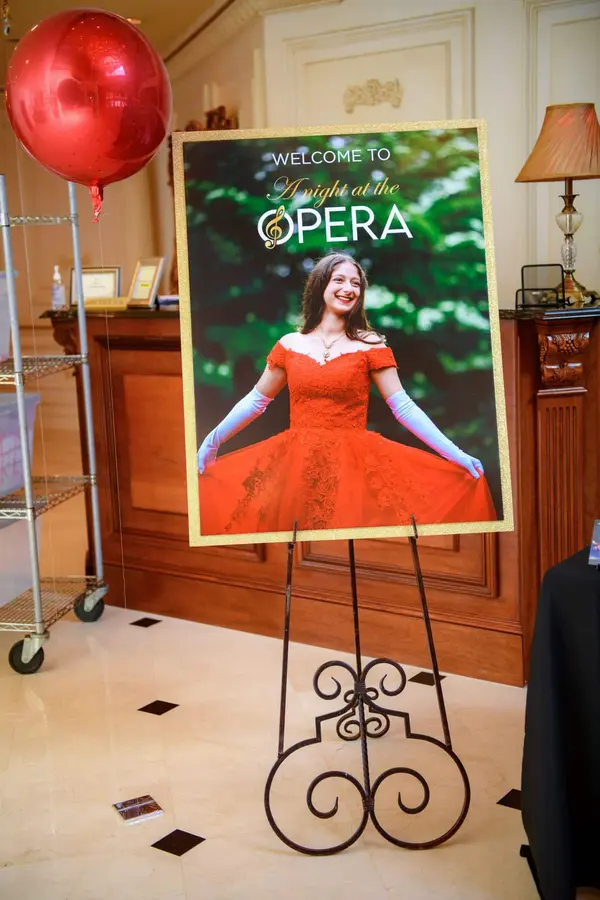 Opera Themed Welcome Sign