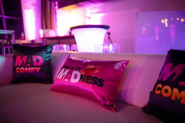 Black, Pink and Gold Pillows