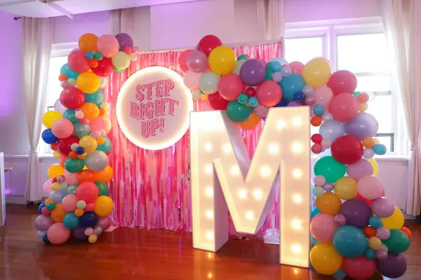 Carnival Themed Balloon Garland