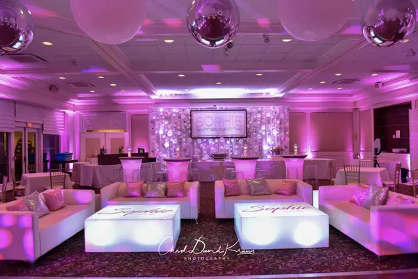 Light Pink Bat Mitzvah Lounge
