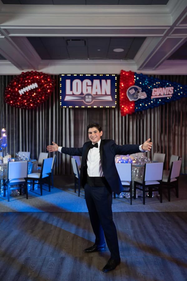 Giants Themed Backdrop