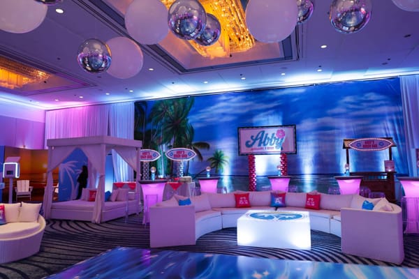 Tropical Themed Bat Mitzvah