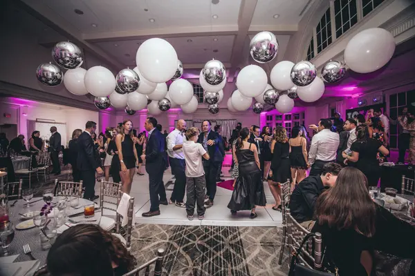 Tropical Themed Bat Mitzvah Ceiling