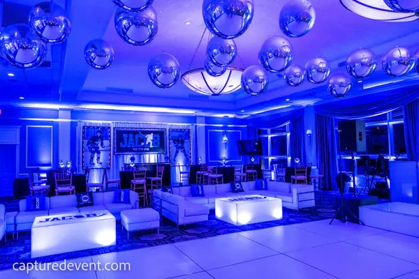 Royal Blue Uplighting