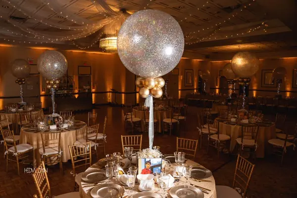 Gold and Silver Sparkle Balloon