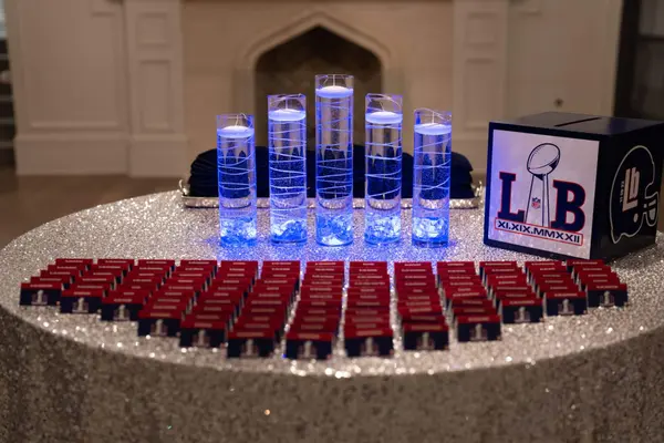 Giants Themed Entrance Table