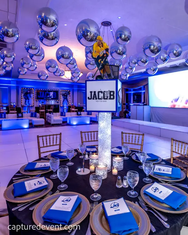 Hockey Themed Centerpiece