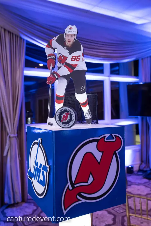Hockey Themed Centerpiece