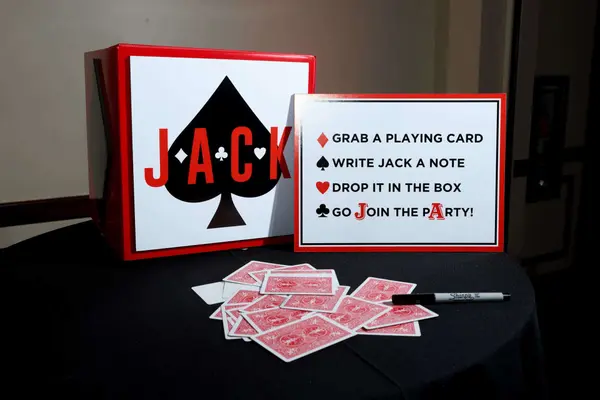 Casino Themed Sign in Box