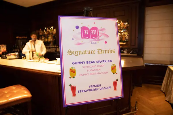 Signature Drink Sign