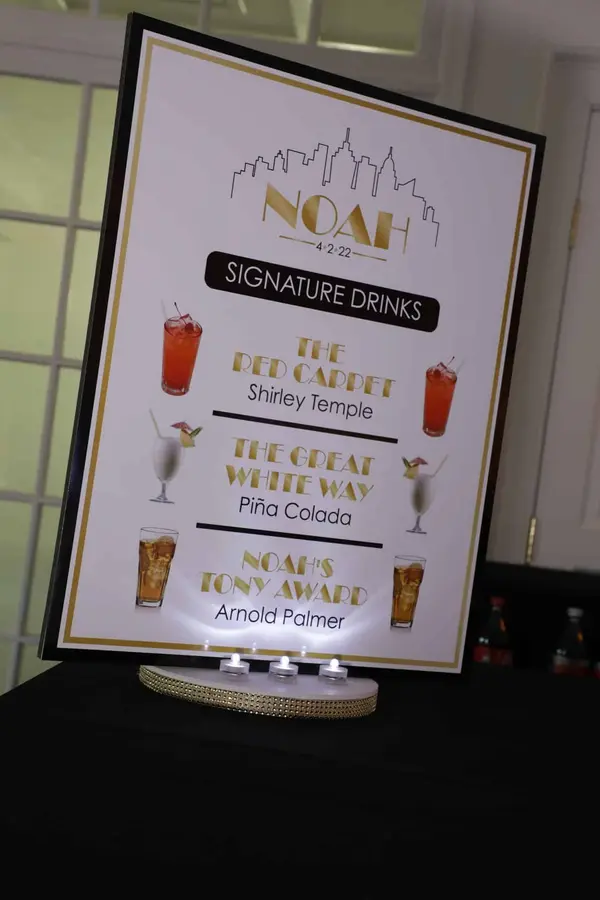 Signature Drink Sign