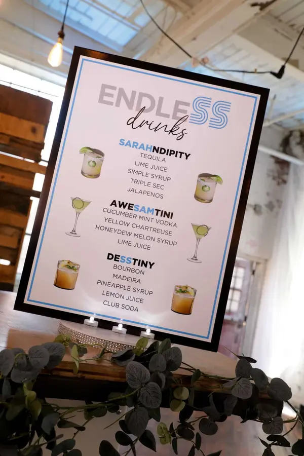 Signature Drink Sign
