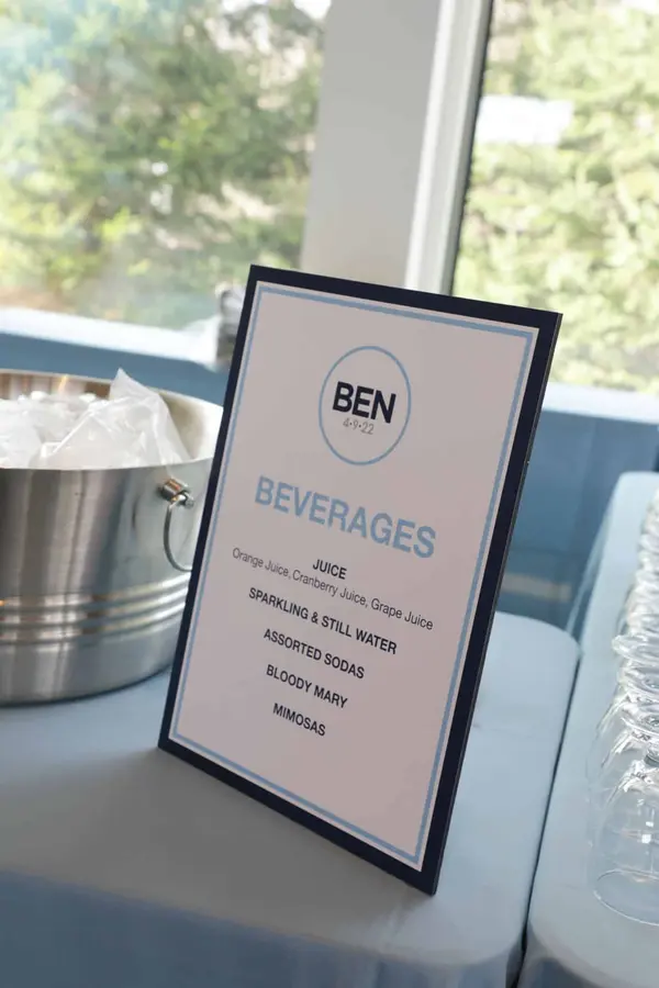 Custom Buffet Sign