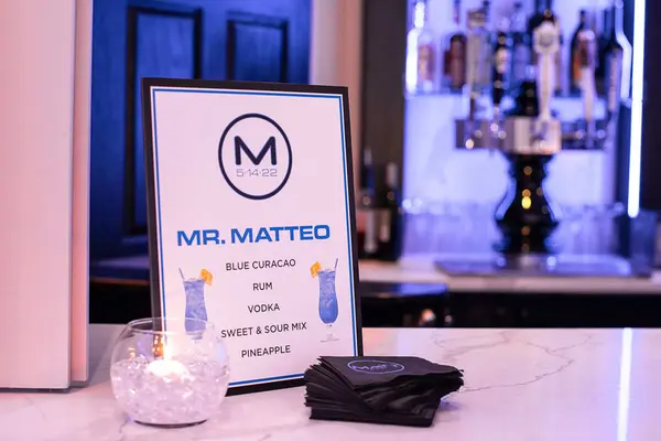 Bar Mitzvah Drink Sign