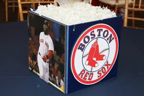 Baseball Themed Photo Cube