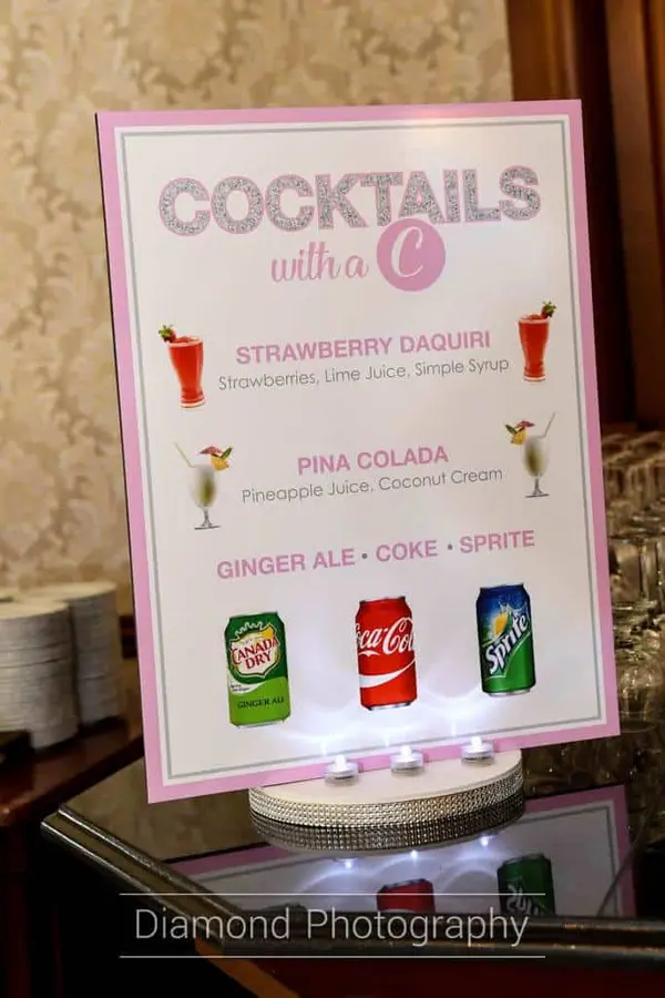 Custom Cocktails Sign