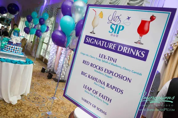 Custom Drink Menu
