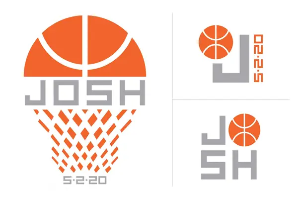Basketball Bar Mitzvah Logo Design