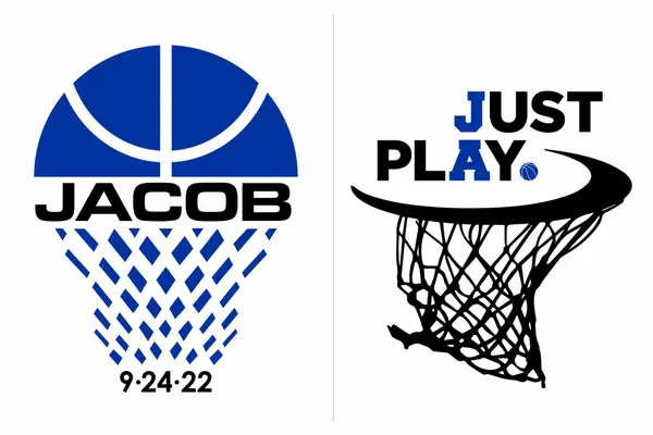 Basketball Bar Mitzvah Logo Design