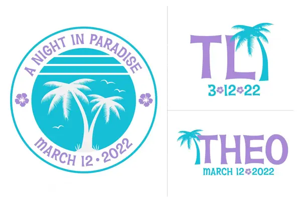 Beach Themed Logo Design