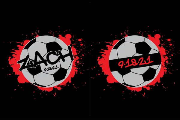 Soccer and Splatter Paint Logo
